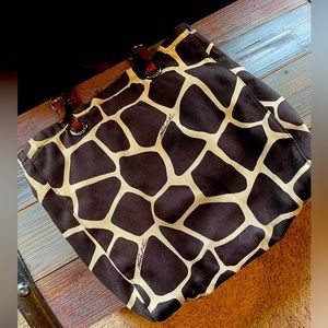 Michael Kors Giraffe Print Tote!